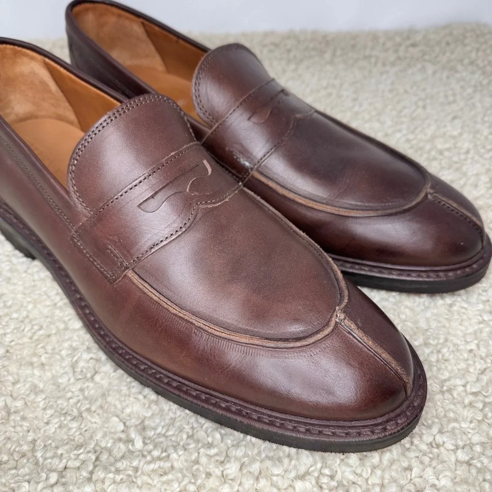 Allen Edmonds Brown Leather Penny Loafers